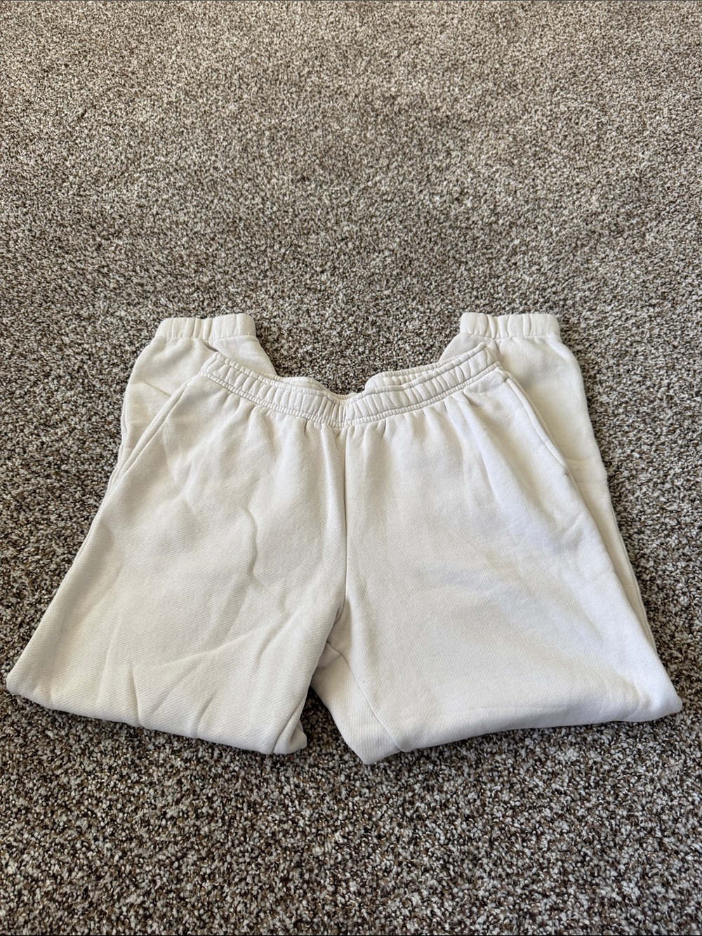 Universal Thread Cream Track Shorts - Elastic Waist
